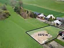 Prodej  stavebního pozemku 1 072 m²